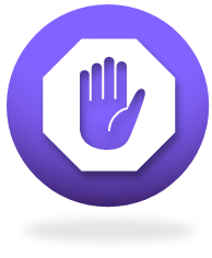 Stop inside circle icon